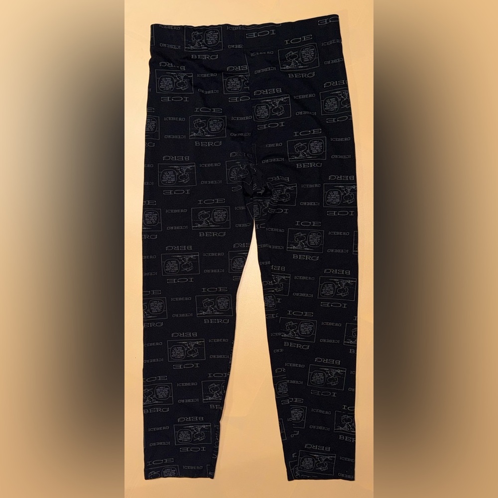 Iceberg Vintage Snoopy Graphic Pants Made in Italy Designer